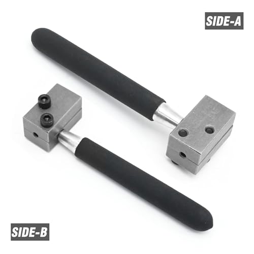 Hoypeyfiy Double Flaring Tool Kit with Removable Handle for 3/16 inches Brake Pipe 45 Degree Flare for Vehicle Brake Lines Repairing Double Flarer