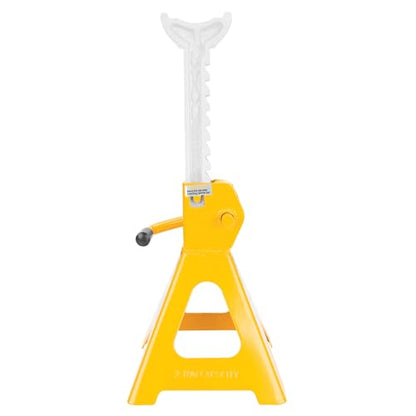 Performance Tool W41021 Ratchet Style Jack Stand Set for Lifting Vehicles During Maintenance, Yellow, 2-Ton - size: 2-Ton, style: 2 Ton (4,000 lbs.) Jack Stand
