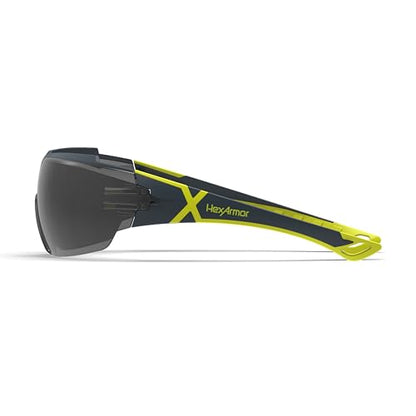 HexArmor MX300 Safety Glasses | Anti-Fog | ANSI Z87+ | 100% UV Protected - color: Grey 14%