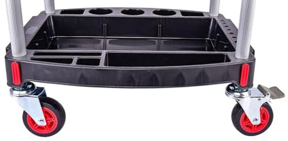 JEGS 81444 Professional Detailing Cart 36.25 in. H x 26 in. L x 19.25 in. W Incl