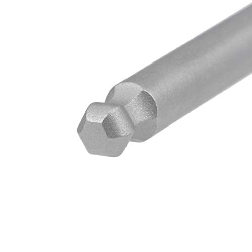 uxcell 3 Pcs H5 (5mm) Ball End Screwdriver Bits, S2 Steel Magnetic 2.6 Inch Long Drill Bit with 1/4 Inch Hex Shank - style: H5