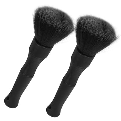 2pcs Car Detailing Brush Set for Car Interior Cleaning, Ultra Soft Abs and Pp Material Detailing Brushes, Versatile Automotive Cleaning Tools for Vents, Engine Bay, Dashboard,
