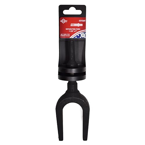 Mayhew Tools 31936HT Pneumatic Separating Fork, 1-3/8" x 7" Hang Tag, Black Oxide Finish - size: 1-3/8" x 7" Hang Tag