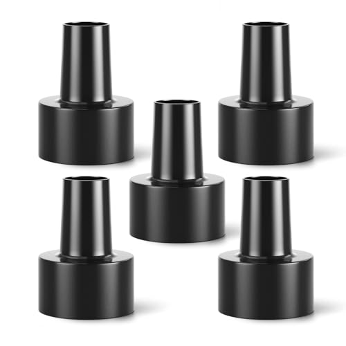 5PCS Universal Vacuum Hose Adapter Kit, 2-1/2" to 1-1/4" Plastic Vacuum Hose Port Adapter, Reducer & Converter, for Vacuum Cleaner - size: 2-1/2" to 1-1/4"