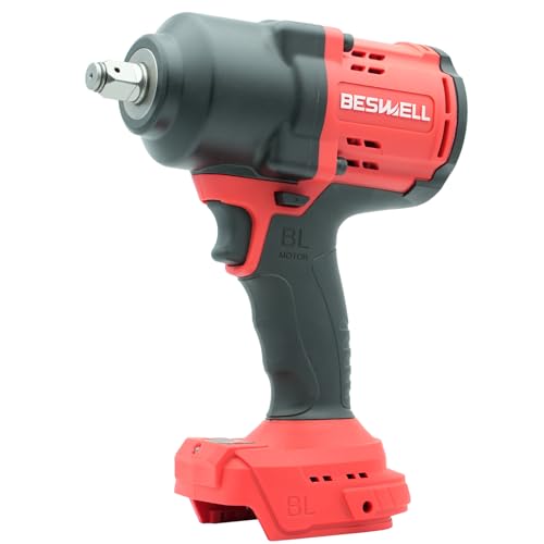 BESWELL CIW-112B1 1/2" Cordless Impact Wrench for Makita 18V/21V Battery | Powerful brushless 4-speed impact driver. CIW-112B1 bare tool ideal for automotive shop repairs and tire services.