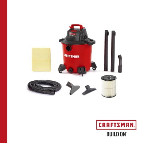 CRAFTSMAN CMXEVBE18690 9 Gallon 4.25 Peak HP Wet Dry Shop Vacuum - size: 9 Gal 4.25 Peak HP w/ Dusting Brush