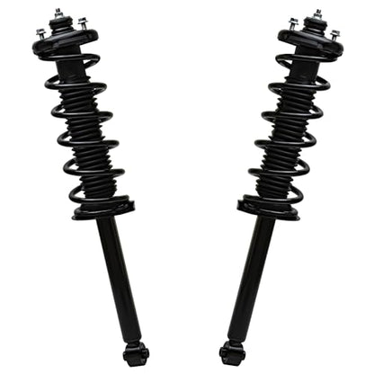 Detroit Axle - 2pc Rear Struts for 2004-2008 Acura TL, 2003-2007 Honda Accord, 2 Struts & Coil Spring Assembly 2005 2006 Replacement Quick Install Ready Strut Shocks Assembly - size: 171372 x2/PAIR