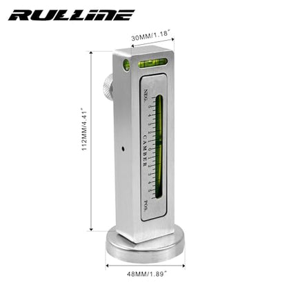 RULLINE Aluminum Alloy Universal Magnetic Camber & Caster Gauge Wheel Alignment Tool for Car Truck RV Strut Alignment - size: Aluminum Alloy
