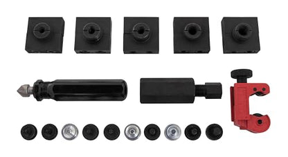 Cal-Van Tools 165 Master Inline Flaring Kit - Double and Single Flares, Brake Flaring Tools. Professional Tool Kit