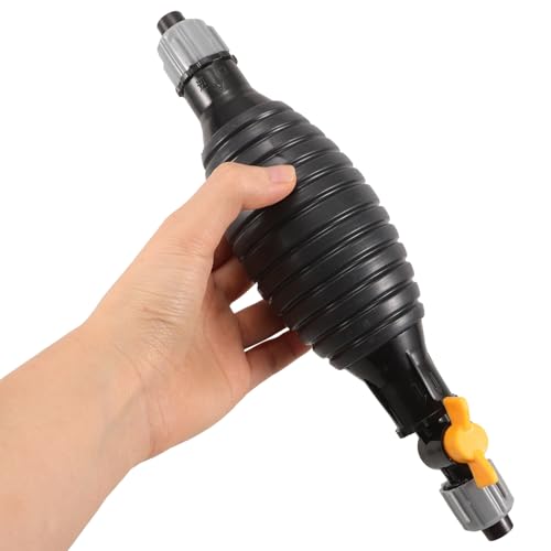 Manual Gasoline Siphon Pump with Portable Hand Fuel Transfer Hose, Liquid Suction Pump for Car, Boat, Rv Fuel and Water Transfer, Gas Siphon Kit for Automotive Use