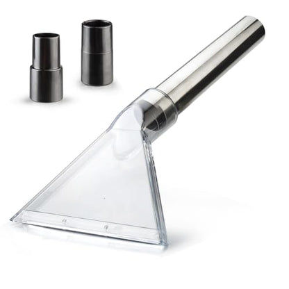 Universal Clear Vacuum Extraction Accessory Compatible with All Shop Vac | come with 1-7/8", 1-1/4" Adapters Wet Dry Vacuum Cleaner Attachments for Upholstery Carpet Cleaning Car Detailing - size: Large