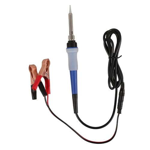 1Set Portable Car Soldering Iron Kit Electric Heating Tool with Rubber and Ceramic Core for Automotive Electrical Repairs and Welding Compact Design for Easy Storage and Quick Heating