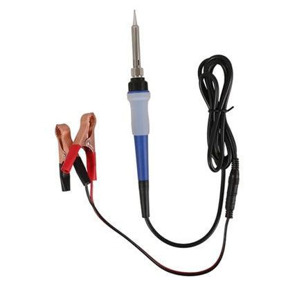 1Set Portable Car Soldering Iron Kit Electric Heating Tool with Rubber and Ceramic Core for Automotive Electrical Repairs and Welding Compact Design for Easy Storage and Quick Heating
