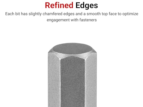 TEKTON Long Hex Bit Socket Set, 21-Piece | SHB90206 - size: 21-Piece (5/64-5/16 in., 2-8 mm)