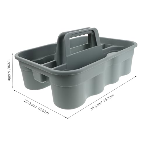Cabilock Portable Cleaning Tote Plastic Bin Storage Organizer for Car Home Office