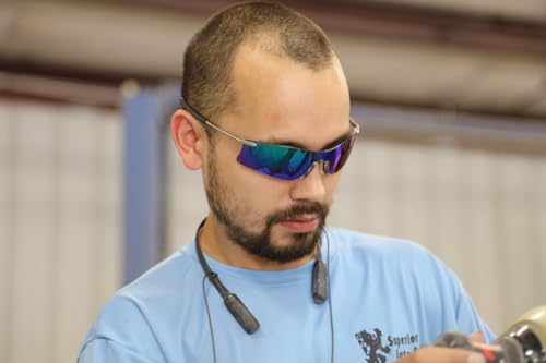 Crews T411G Rubicon Safety Glasses Emerald Mirror, 1 Pair - color: Emerald Mirror Lens