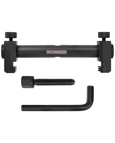 DAYUAN Universal Crankshaft Pulley Puller Tool Kit, V-Ribbed Pulley Kits | Ribbed Drive Pulley Puller, Adjustable Crankshaft Remover,for Crankshafts, Alternators, Air Conditioning Units, Water Pumps