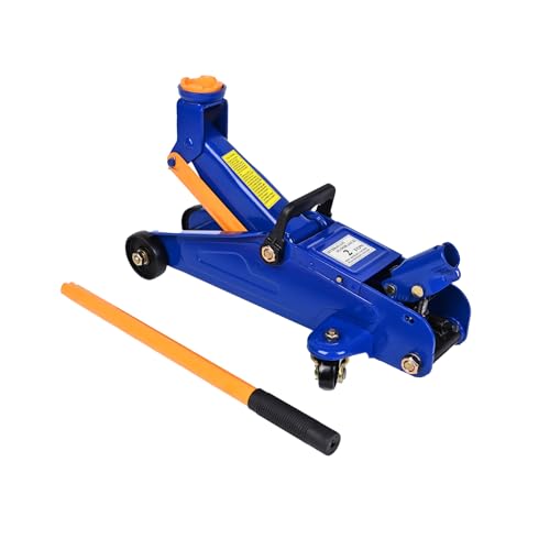 2 Ton Floor Jack, 4,400 lbs Hydraulic Car Jack, Low Profile Heavy Duty Steel Floor Jack for Car & SUV, Single Piston Quick Lift Pump, 5.1"-13" Lifting Range, Garage Jack