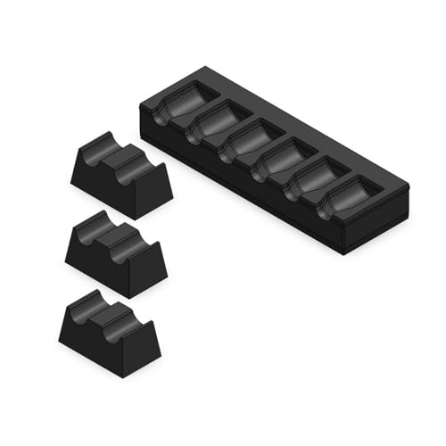 MagAttach Socket Extension Organizers (1/4", Black/Black) - color: Black/Black, size: 1/4"