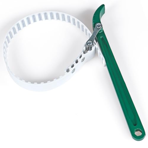 Skelang 15" Belt Strap Wrench, 36" Length Adjustable Strap Wrench, Multi-Purpose Strap Opener for Filter and Pipe Connector - size: 15 in