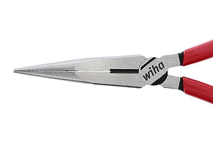 Wiha 32621 Long Nose Pliers With Cutters, 8-Inch