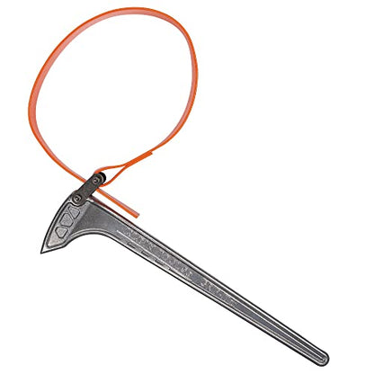KLEIN TOOLS S18HB Strap Wrench, Adjustable Grip-It Strap Wrench Adjusts 3 to 10-Inch, 18-Inch Handle - size: 18-Inch Handle
