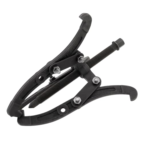 ChgImposs 10 Inch 2 Jaw / 3 Jaw Gear Puller, Multifunction Standard Carbon Steel Bearing Puller with 4 Single Hole Claw Pullers for Car/Mechanical Repairing - size: 10 Inch