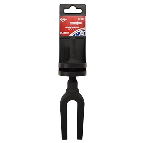 Mayhew Tools 31930HT Pneumatic Separating Fork, 11/16" x 7" Hang Tag, Black Oxide Finish - size: 11/16" x 7" Hang Tag