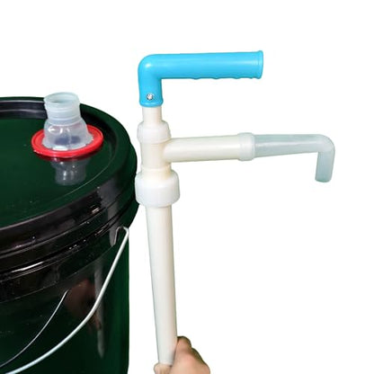 Fully Plastic Manual Oil Pump Slender Aspirator Water Pump for Dishwashing Liquid/Car Wash Soap/Honey/Engine Oil/Viscous Liquids/Lubricant/Laundry Detergent/Shampoo/Bleach