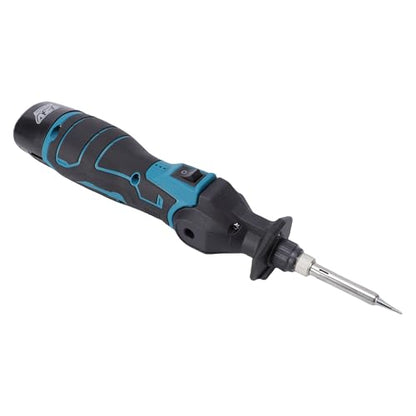 Fafeicy Portable Soldering Iron, Rechargeable Cordless Soldering Tool, 30W 32 to 752F Adjustable Temperature, Dual 1200mAh Batteries, for Electronics Repair DIY Mobile Devices Wiring (2 Battery US