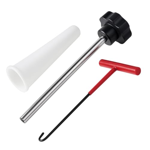3PCS Tire Valve Stem Tool Kit Replacement Installation Set Black | Steel construction, valve removal and mounting functions, includes tire repair accessories, universal fit, car accessories - color: Black, size: 3PCS