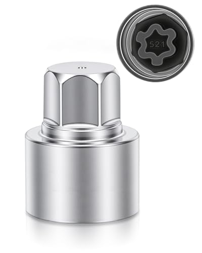 521 Wheel Lock Key for Volkswagen Lug Nut Key | Locking Lug Nut Removal Tool Compatible With Vw Vag,Anti Theft Wheel Socket For Removal Of Locking Lug Nuts - style: 521 master wheel lock key