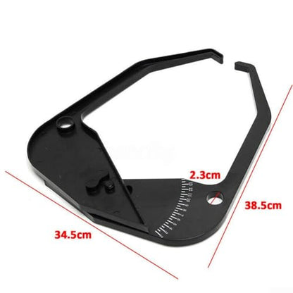 Rim Width Caliper Tire Balancer Measuring Tool for Wheel Rim Width Measurement, Plastic Construction with Bright White Numbers for Easy Reading, Portable Design for Auto