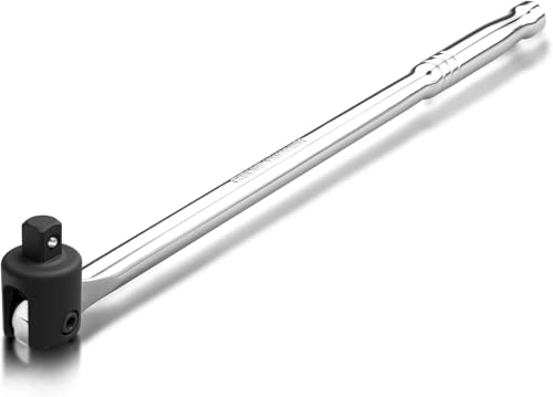 Drive Breaker Bars 1/2" Breaker Bar, 1/2-Inch Drive 24-Inch Breaker Bar, Flex Head Chrome-Moly Cr-Mo, Lug Nut Wrench, Tire Bar, Cheater Bar