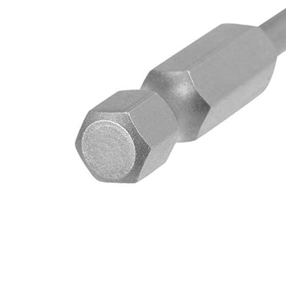 uxcell 3 Pcs H2 (2mm) Ball End Screwdriver Bits, S2 Steel Magnetic 2.6 Inch Long Drill Bit with 1/4 Inch Hex Shank - style: H2