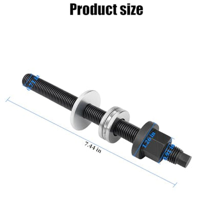 Car Harmonic Balancer Installer, Iron OEM# 551141 Vehicle LS Engines Crank Pulley Installation Tool, Automitive Crank Pulley Install Tool Accessories, Compatible with LS1 LS2 LS3