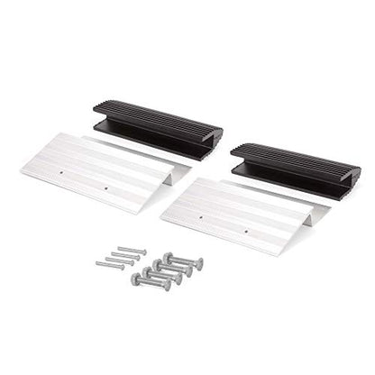 AFA Tooling Truck and Trailer Loading Ramp Kit | Quickly Create a Wide Ramp with 2 x 12 Lumber: Just Attach Aluminum Brackets and Rubber Feet | Load Your Lawn Mower, 4-Wheeler, ATV, and More with Ease - size: 12 Inch