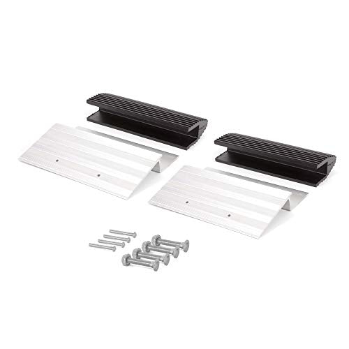 AFA Tooling Truck and Trailer Loading Ramp Kit | Quickly Create a Wide Ramp with 2 x 12 Lumber: Just Attach Aluminum Brackets and Rubber Feet | Load Your Lawn Mower, 4-Wheeler, ATV, and More with Ease - size: 12 Inch