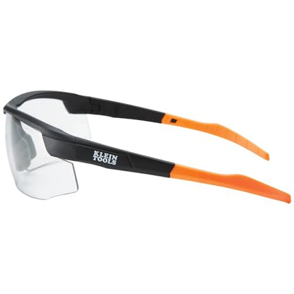 KLEIN TOOLS 60171 Safety Glasses, PPE Protective Eyewear with Semi Frame, Scratch Resistant and Anti-Fog, Clear Lens, 2-Pack - color: Clear Lens, size: 2 Pack