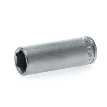 Teng Tools 1/2 Inch 6 Point SAE Deep 1/4 Inch Drive Chrome Vanadium Socket | Mechanic Tool | Hand Tool - M140216-C - size: 1/2 Inch, style: Deep SAE
