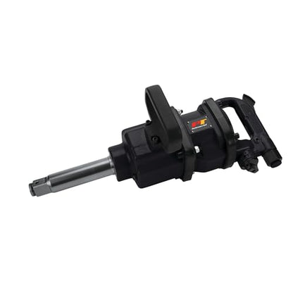 Performance Tool M634 1-Inch Heavy Duty 1-Inch Air Impact Wrench Gun Long Shank Commercial Truck Mechanics w/Case & 6-Inch Anvil - size: 1" Heavy Duty