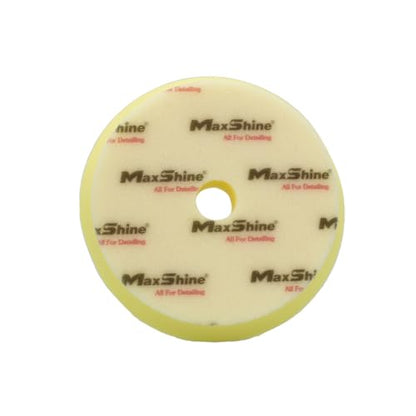 Maxshine 5” Universal High Pro Polishing Foam Pad – Compatible with DA & Rotary Polishers – Professional Detailing Pad for Swirl Removal & Gloss Clarity – Washable & Reusable – Hook & Loop Backing - size: 5", style: Polishing