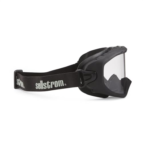 Sellstrom Odyssey II Wildland Fire Safety Goggles - Anti-Fog, Anti-Scratch Eye Protection Goggles for Men & Women - FR Strap, fits over Glasses, ANSI Z87.1 - style: Clear Lens
