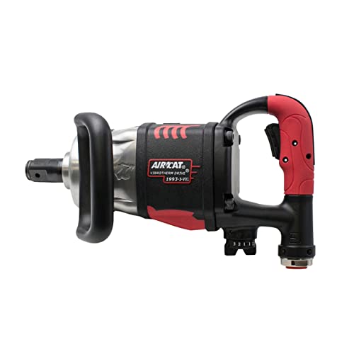 AIRCAT Pneumatic Tools 1993-1-VXL: 1-Inch Vibrotherm Drive Composite Straight Impact Wrench 2,300 ft-lbs - Standard Anvil - style: Standard Anvil