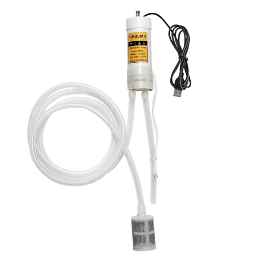Portable USB Electric Auto-Stop Self Priming Pump with level sensor,Auto Siphon Transfer Pump Kit for Home Brew Wine,Beer,Beverages and Kombucha,Food Grade bottling 2L/min No Mess Leak - color: White Top-Switch With Auto-Stop