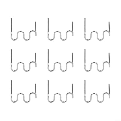 100PCS 0.6mm 0.8mm Welding Staples Stainless Steel Plastic Welding Nails for Car Bumper Repair Kit Compatible with ABS PVC Nylon Hot Stapler Replacement Tips(0.8mm Wave staples)