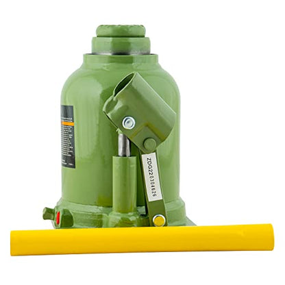 Pro-Lift Welded Bottle Jack 20 Ton - Low Profile (40,000 Lbs) Capacity Hydraulic Lifting with Side Pump Two-Piece Handle