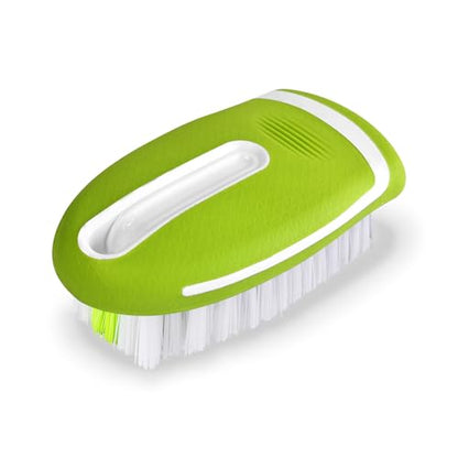 Carpet and Upholstery Cleaning Brush, Stiff Bristle Carpet Detailing Scrubber Brush, Multi-Functional Car Detailing Scrub Brushes, Cleaning Brushes for Car and Home Couch Floor Mats (Green) - color: Green