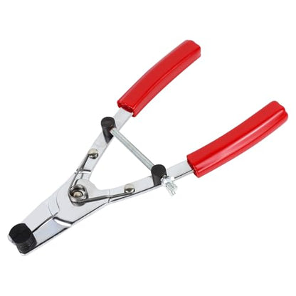 Hovom Motorcycle Brake Piston Removal Pliers, 18-44mm/0.7-1.7" Brake Piston Puller, 45# Steel Brake Piston Caliper Removal Tool, Ergonomic Repair Tool Universal for Motorbike (Red) - color: Red