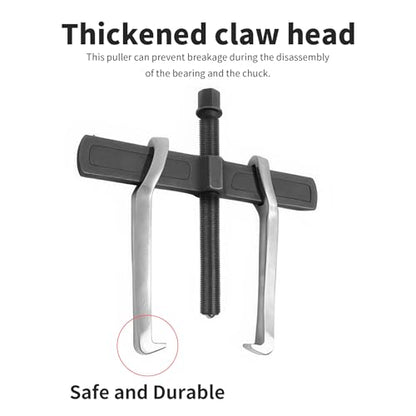 Beam 2 Jaw Puller 6.5" Bearing Gear Pullers, 165mm Hex Head Screw | High Carbon Steel Pullers, Adjuestable Pulley Removal Tool for Bearings/Flywheels/Pulleys Remove - size: 2Jaw 6.5In 198×165MM